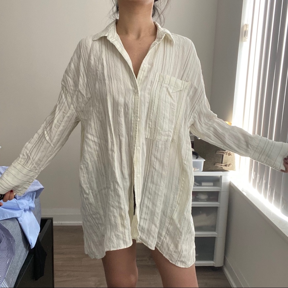 Zara oversized shirt